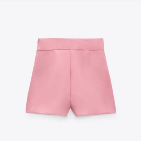 NEW Zara High-Waist Skort with Slit in Pink (Short Skirt), Size M - Picture 12 of 16